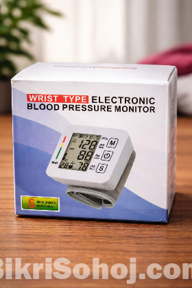 Wrist Type Electronic Blood Pressure Monitor